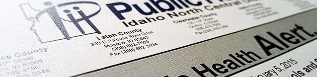 Idaho Public Health Press Release